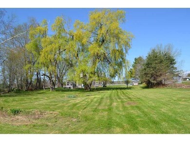 Large back yard for gardens or the...