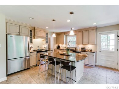 Kitchen with island