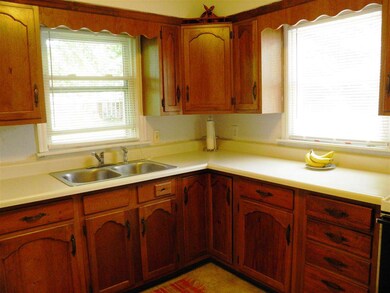 Lots of cabinets and counter space.