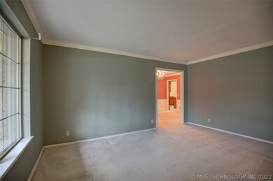 Looking into dining room