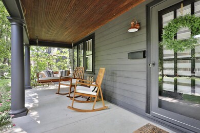 Covered front porch