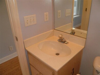 Guest bath--access via the hallway or through the