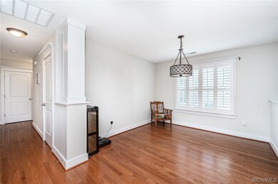 Hardwood Flooring, Columns, Chandelier, Plantation