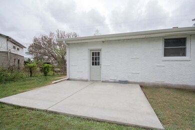 back patio ready for your grill or hot tub