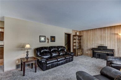 Large living room allows for various furniture arr