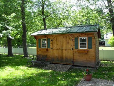 Exterior Front. Amish storage shed or garden house