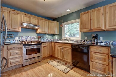 Hickory cabinets . . .