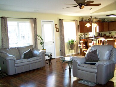 Living room toward backyard