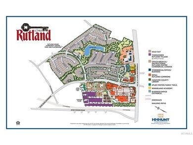 Layout of Rutland