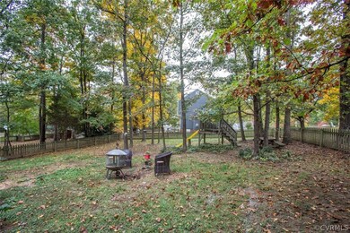 Fenced back yard