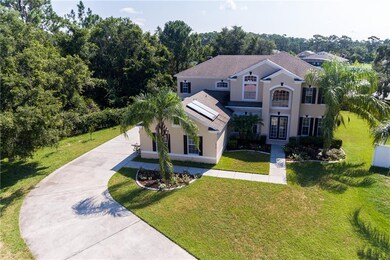 Aerial view of Front and driveway
