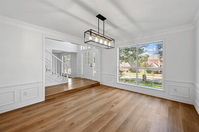 Unfurnished dining area with light hardwood / wood