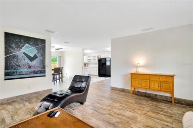 Living Room with view of Kitchen