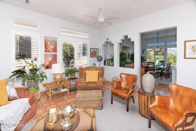 living room and dining room