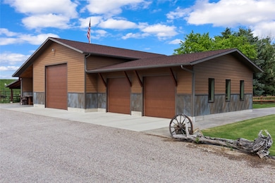 Main shop and garages.