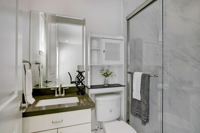 Full bath with shower downstairs