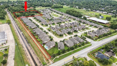 View from above Pitts road towards the East.