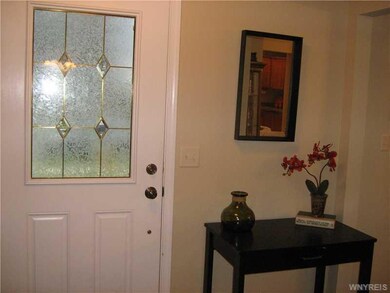 Foyer. spacious foyer with leaded front door.
