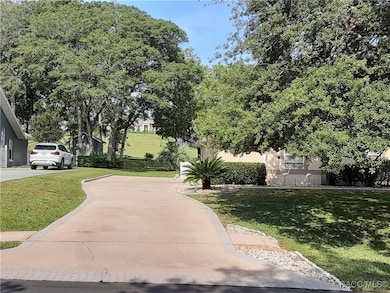Flat driveway