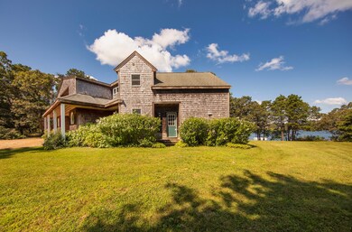 Side of the house with views