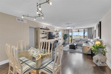 Living room and dining room are large and spacious