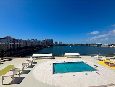 Pool area view from balcony
