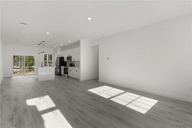 Open entertaining area