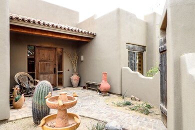 Charming front courtyard