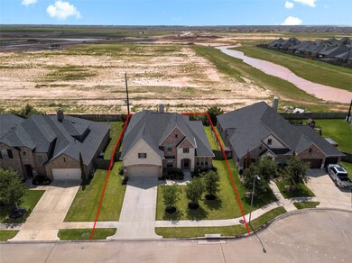 An aerial view. Sitting on a cul-de-sac, watch the sun go down in your backyard while enjoying conversations with family and friends. Plenty of space to create the home of your dreams.
