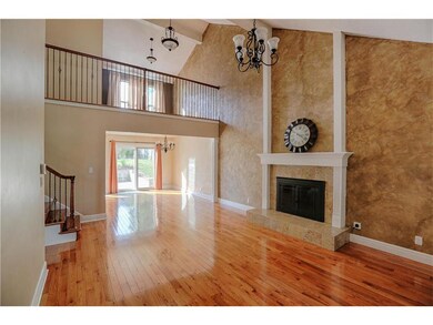 Living Room Flows into Dining & Loft area