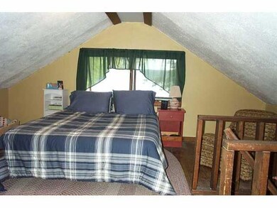 Bedroom. Second floor loft bedroom overlooking the