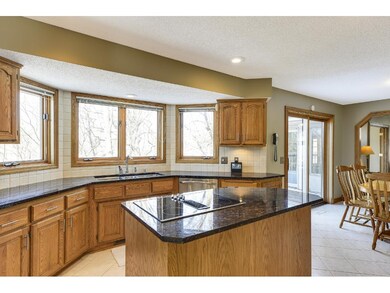 Kitchen with great views
