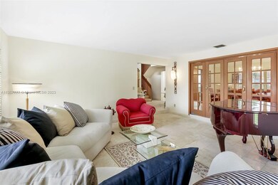 overlooking dining room