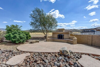 Outdoor Freplace and Patio Area