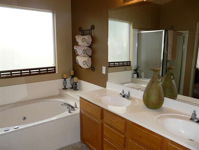 Master bath with jetted tub