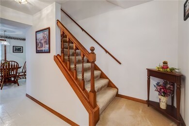 front entry and stairs