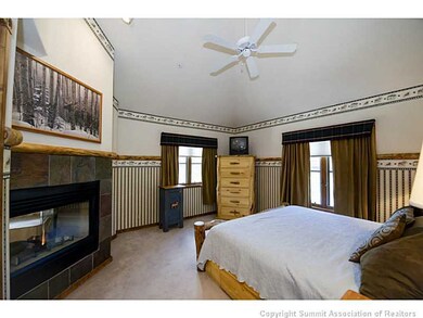 Master Bedroom. Large upper level master with fire