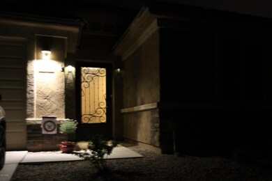 Front Door Entry Evening