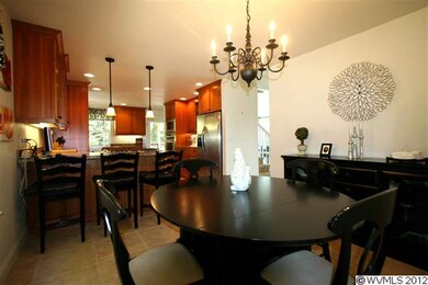 Eat in kitchen features a breakfast area