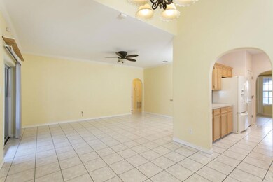 Dining, living, kitchen