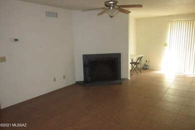Living area w/Fireplace