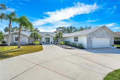 Circular driveway for added convenience
