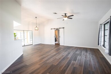 Barn Door Separates 2 guest Bedrooms