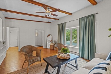 Foyer into living room