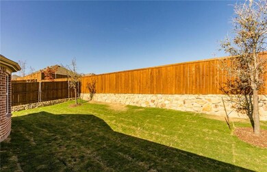 Fenced-in backyard