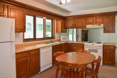 Eat-in kitchen with great backyard views.