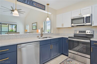 Kitchen with light tile patterned flooring, ceilin