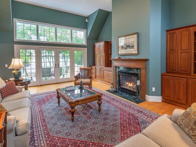 Great room with gas fireplace.