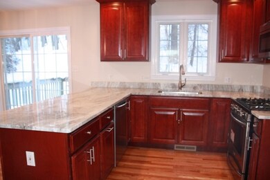 Lots of granite in this kitchen!