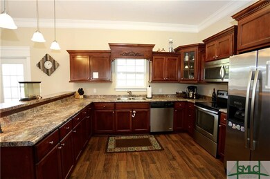 All Whirlpool stainless steel appliances.